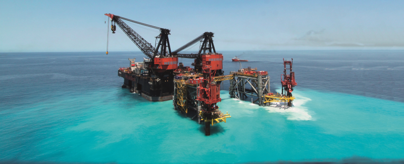 marine offshore, NRB platform, Australië, Heerema