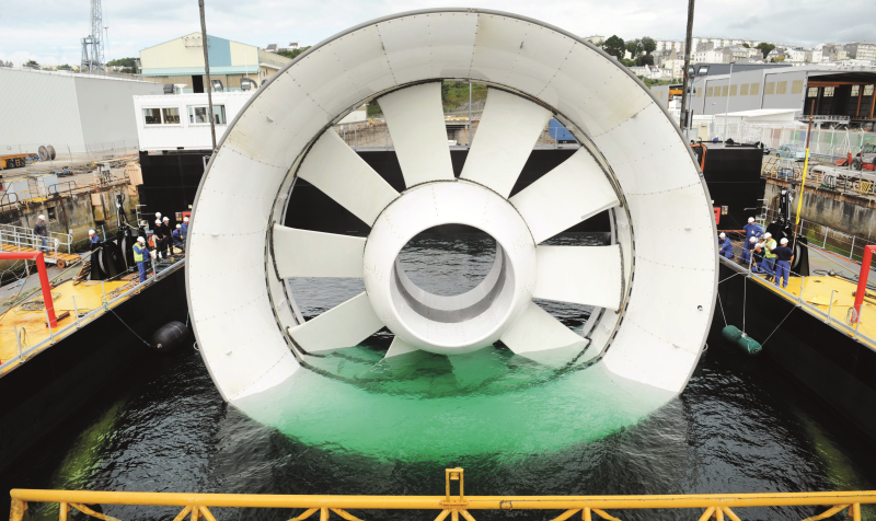 Renewable Energy Tidal Power Station, getijde-energie