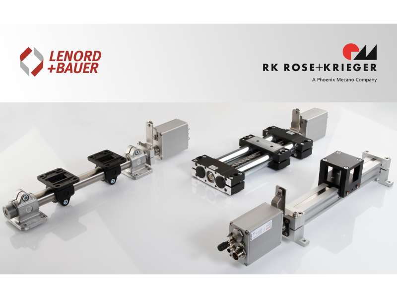 Samenwerking Lenord+Bauer en Rose+Krieger, geautomatiseerde verstelassen, automatische verstel units , RK Rose+Krieger